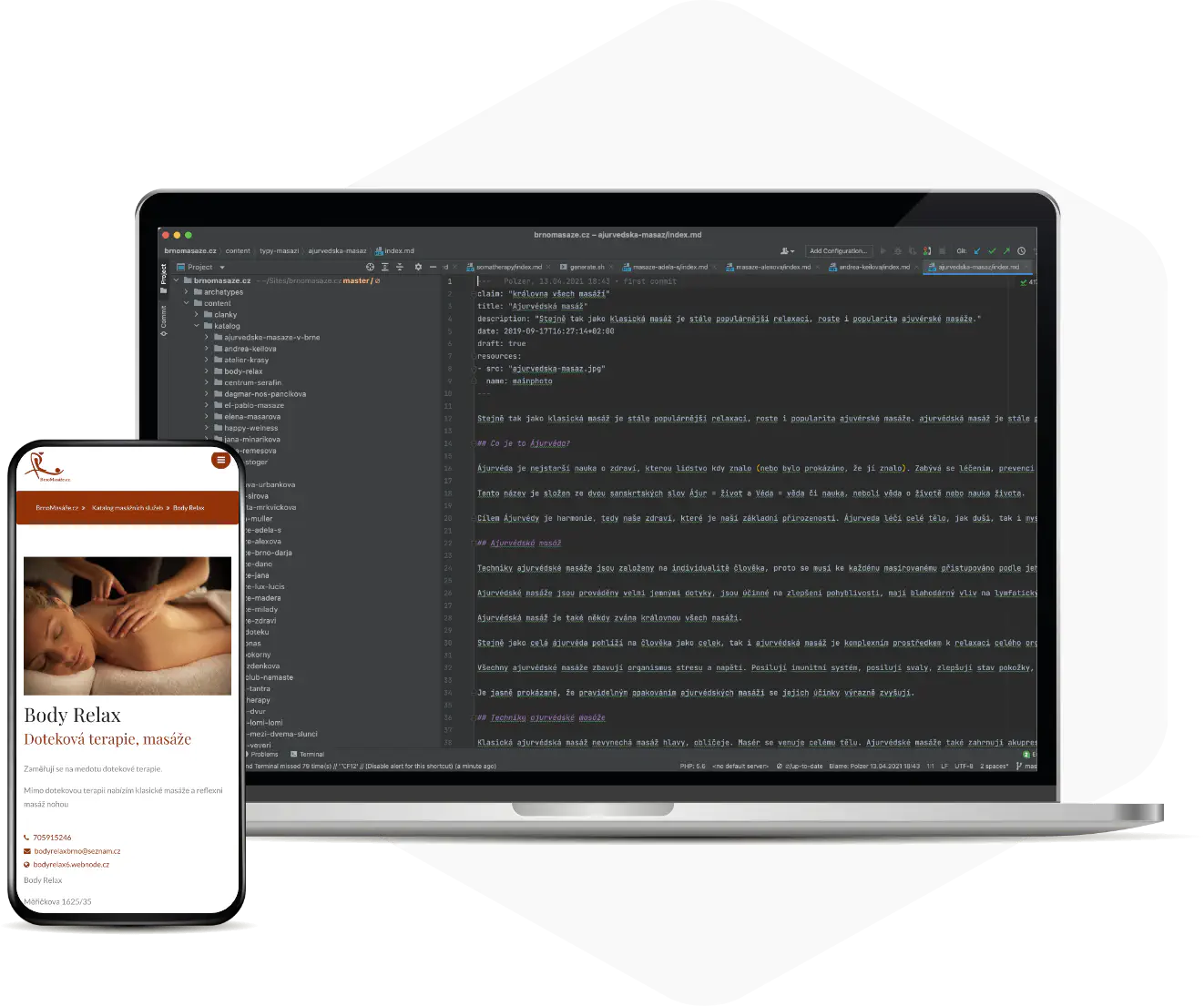 Example website on Hugo framework