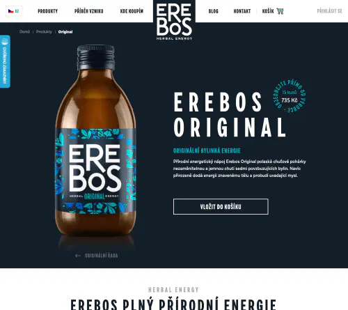 Realizace webu Erebos