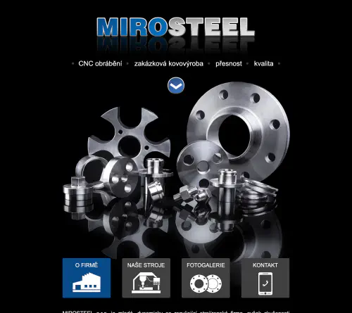 Realizace webu Mirosteel