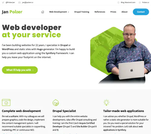 Realizace webu Polzer-SW