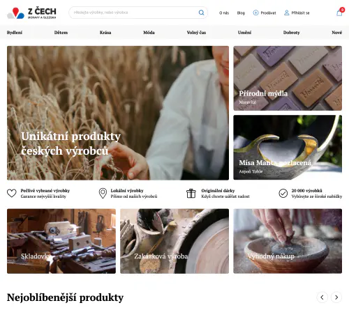 Realizace webu Z Čech